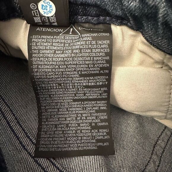 ZARA Whiskering Faded 5-Pocket Straight Leg Denim Jeans Blue Size 6 - Picture 3 of 4